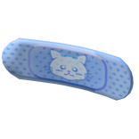 Cute Kitty Bandage Blue