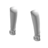 Cute Leg Warmers with Bow - White