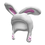 Cute Lil' White Bunny Hood 🐰