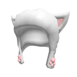 Cute Lil' White Kitten Hood 🐱