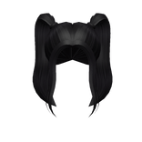 Cute Pigtails Black