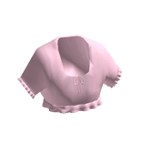 Cute Pink Ruffled Sleeves