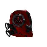 Cute Plague Mask Red Black