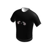 Cute Relaxed Face Black Shirt