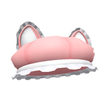 Cute Ruffled Cat Beret (Pink)