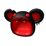 Cute Stuffed Vampire  Bear Hood