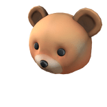 Cute Teddy Bear Head