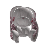 Cute white and pink y2k bunny backpack