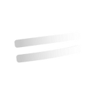 Cute White Double-Line Hair Pins