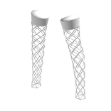 ✅ Cute White nets emo legs goth party halloween