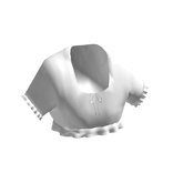 Cute White Ruffled Sleeves