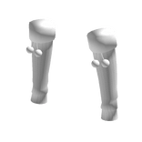 Cute Winter Leg Warmers - White