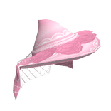 Cute Witch Hat w/ Roses (Pink)