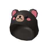 Cutesy Black Bear Hood