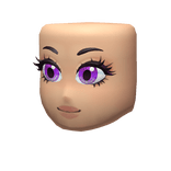 Cutie Head: Pink Stare (Light)