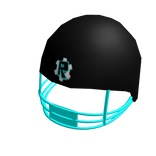 Cyan Football Helmet