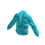 Cyan Loose Open Shirt