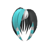 Cyan Scene Hair