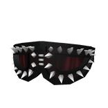 Cyber Punk Goth Vamp Goggles on Neck