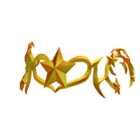 Cyber Sigil Gold Y2K Crown