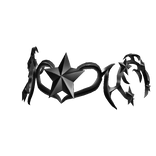 Cyber Sigil Obsidian Y2K Crown