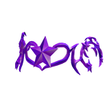 Cyber Sigil Purple Y2K Crown