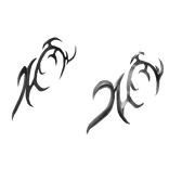 Cyber Sigil Silver Head Wings