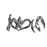 Cyber Sigil Silver Y2K Crown