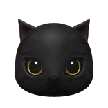 Dabloon Cat Head (Black)