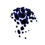 Dark Blue Fractured Platebody