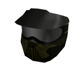 Dark Camo Paintball Mask