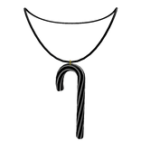 Dark Candy Cane Necklace 1.0
