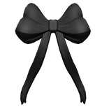 Dark Flowy Bow
