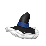 Dark Furry Witch Hat