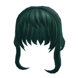 Dark Green Cute Short Hair