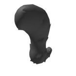 Dark Grey Fluffy Cat Tail