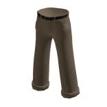 Dark Khaki Baggy Indie Trousers