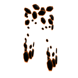 Dark Orange Fractured Platelegs