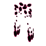 Dark Pink Fractured Platelegs