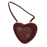 Dark Red Glam Heart Bag (3.0)