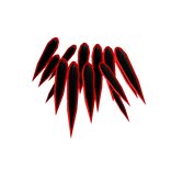 Dark Red Tendril Robe