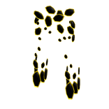 Dark Yellow Fractured Platelegs