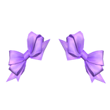 Darling Double Bows Purple