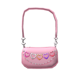 Dazzling Heart Purse Pink