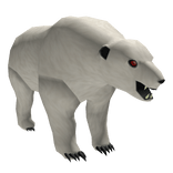 Deadly Laser Vision Polar Bear Mount