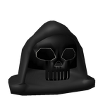 Death Skull Mask Hood Black