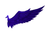 Deep Blue Shoulder Wing (Left)