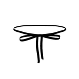 Delicate Black Ribbon Choker 1.0