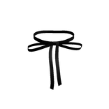 Delicate Black Ribbon Choker 3.0