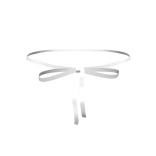 Delicate White Ribbon Choker 1.0